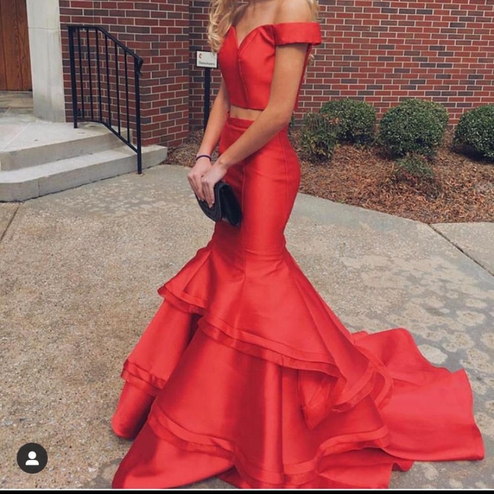 Red dress